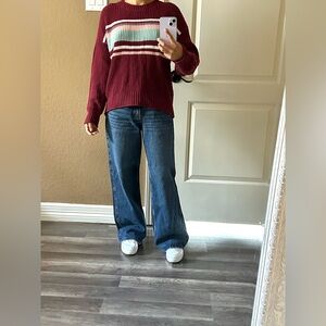Baggy wide leg jeans